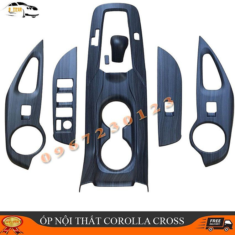 Ốp Trang Trí Nội Thất Toyota Cross Vân Đá