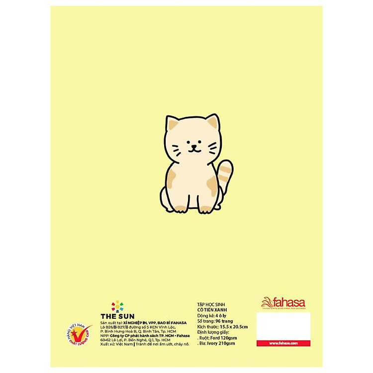 Tập Học Sinh Cô Tiên Xanh 4 Ô Ly (96 trang) - Ảnh 3