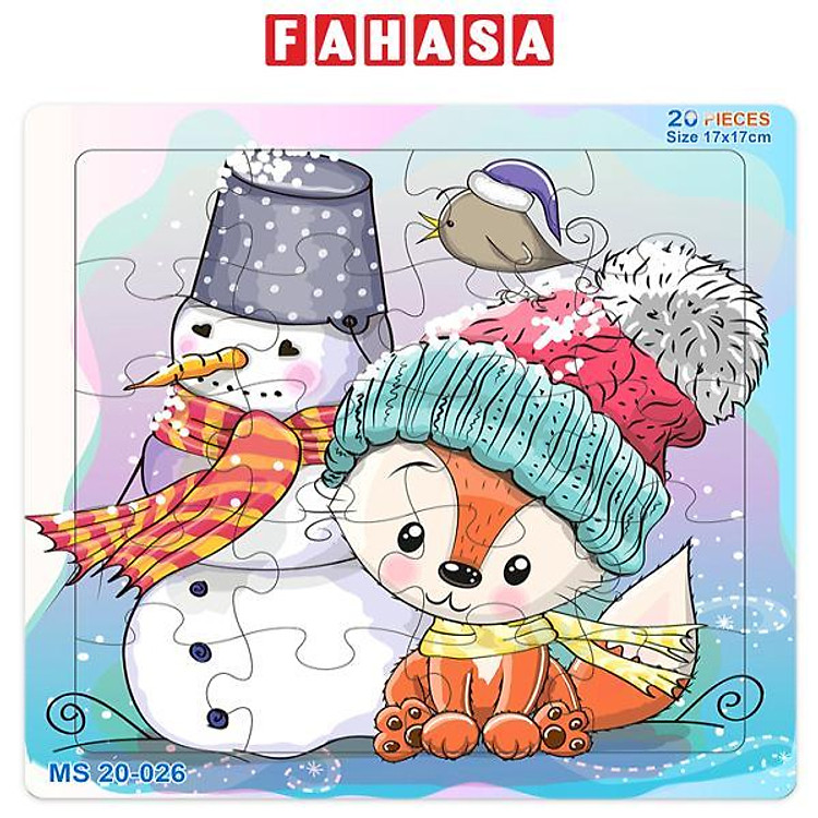 Tìm mua tại Avakids: Bộ Xếp Hình Puzzle Cáo Nhỏ Mùa Đông - Ngập tràn khuyến mãi