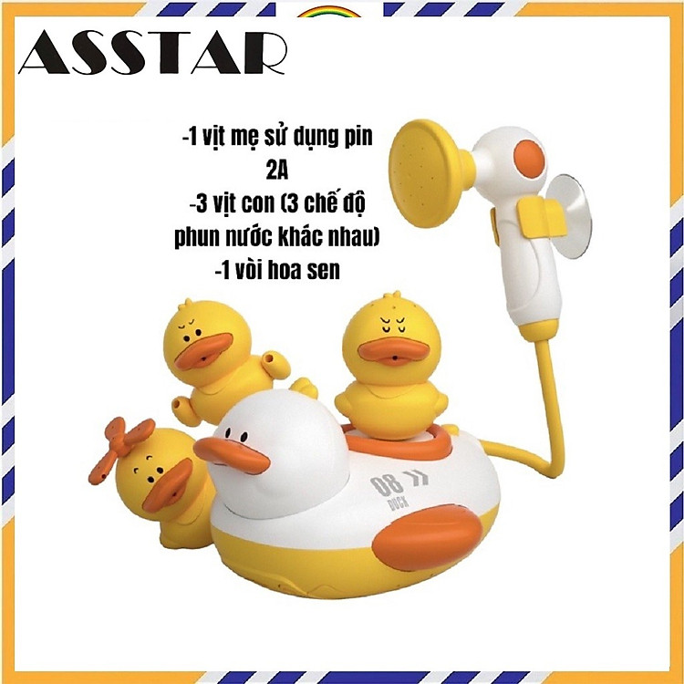 Mua tại Lazada: Đồ Chơi Tắm Vịt Phun Nước Cho Bé Chính hãng, giá tốt