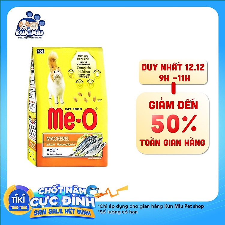 Thức Ăn Cho Mèo Me-O Adult Vị Cá Thu (350g)