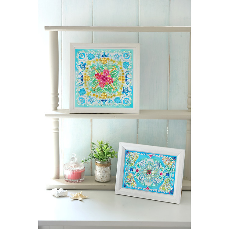 Đồ chơi thủ công - Tranh đính đá Hawaii Chính hãng Giá rẻ - Hình ảnh 3