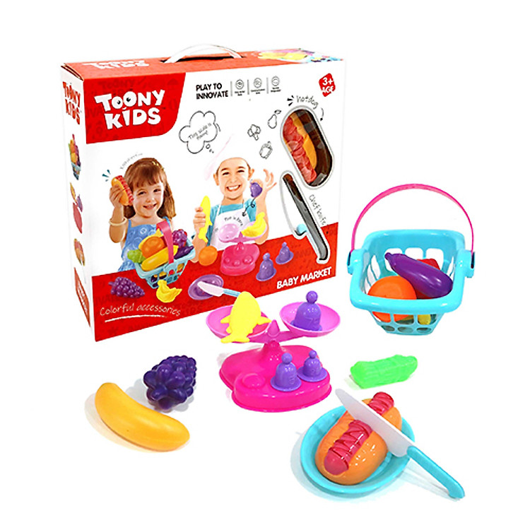 Mua Bộ Đồ Chơi Nấu Ăn TOONYKIDS 28 Chính hãng Giá tốt - Hình ảnh 3
