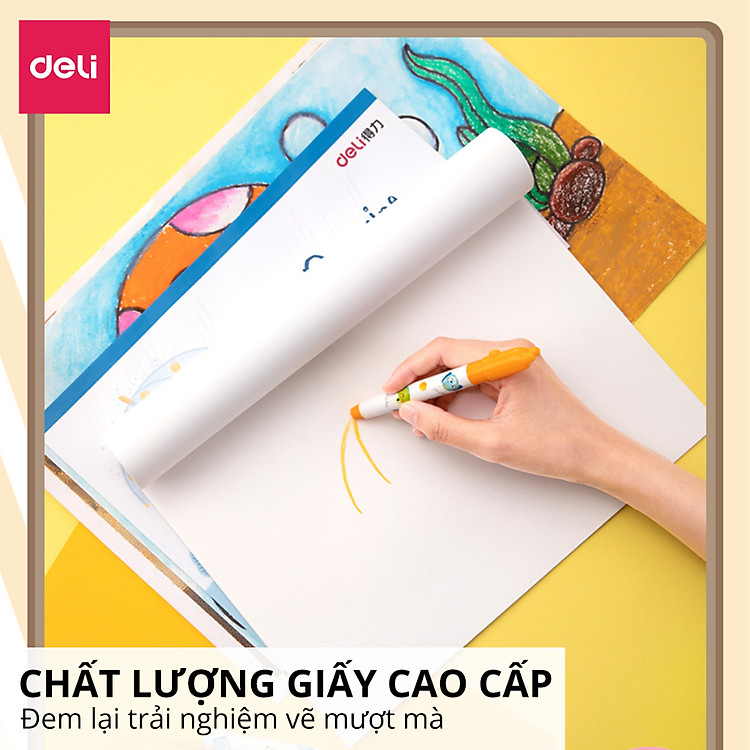 Vở Vẽ Học Sinh Deli (179*252) - Ảnh 4