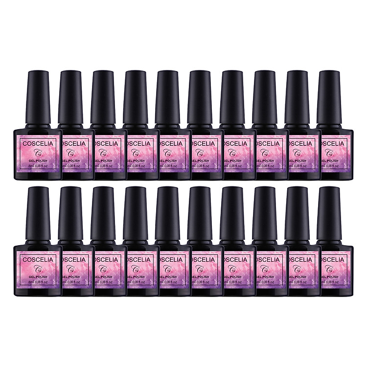 Set 20 Chai Gel Mềm Làm Móng Coscelia (8ml/chai)