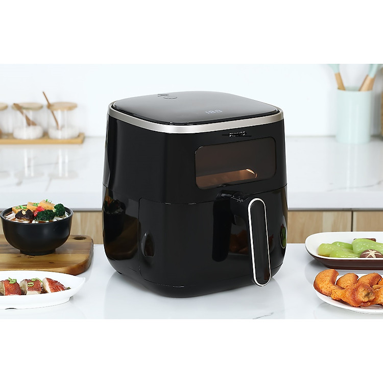 Nồi chiên không dầu Phi.lips HD9257/80-5,6L Hàng chính hãng