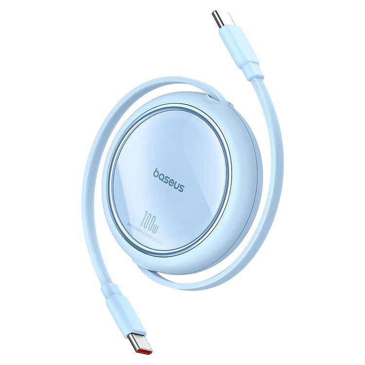 Cáp Baseus Free2Pull Retractable Charging Cable 20W sạc nhanh Type C to Light-ning Dây Rút- Hàng Chính Hãng