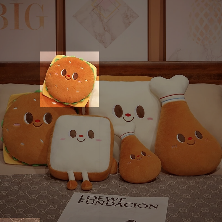 Đồ Chơi Thú Bông Hình Burger 30cm Chính hãng Giá rẻ - Hình ảnh 4