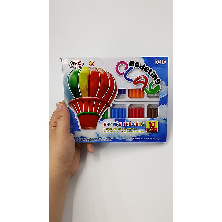 Đất Nặn WinQ D-10 (10 Màu) Chính hãng Ưu đãi - Hình ảnh 2