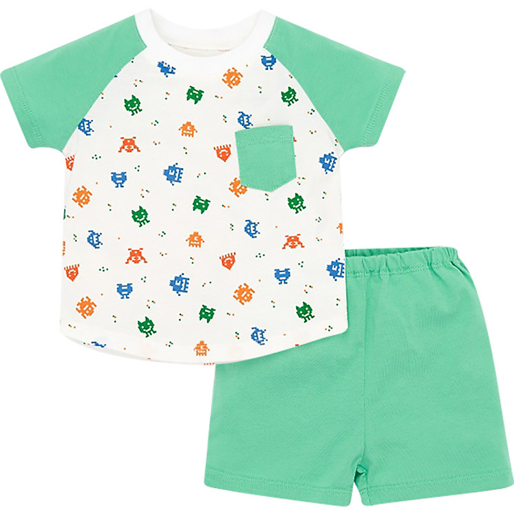 Bộ Cộc Tay Raglan Lullaby NH25-20