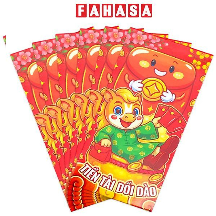 Bộ 6 Bao Lì Xì Tết Bính Ngọ 2026 - Teenage - Mẫu 46