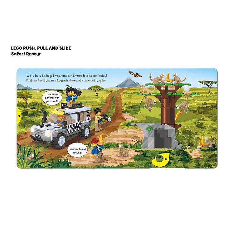 LEGO City. Safari Rescue: A Push, Pull And Slide Book - Ảnh 5