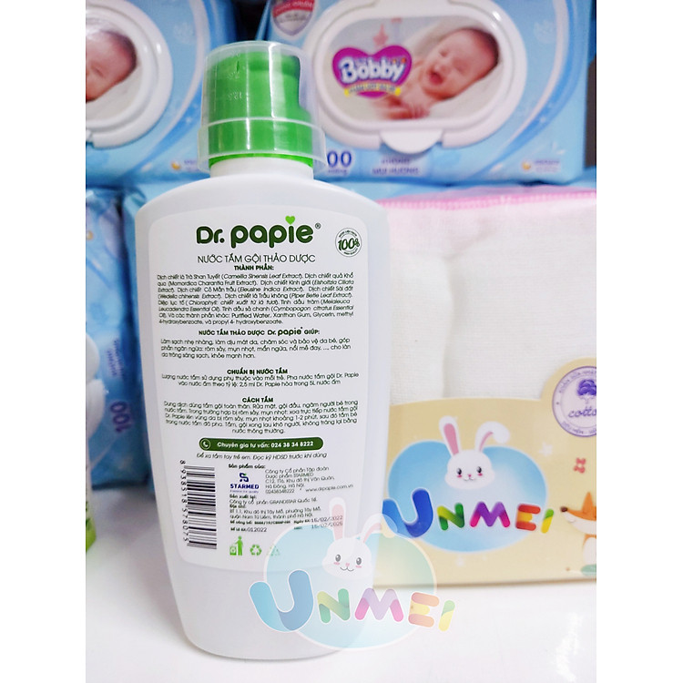 Nước tắm thảo dược Dr Papie Chính hãng Giá tốt - Hình ảnh 4