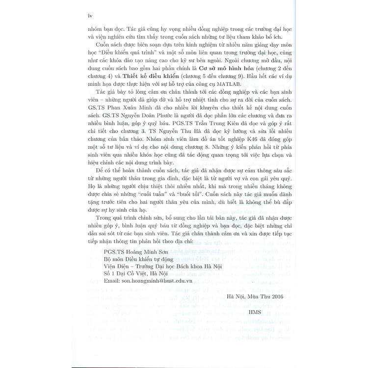 Cơ sở hệ thống điều khiển quá trình (Tái bản 2022) - Ảnh 5
