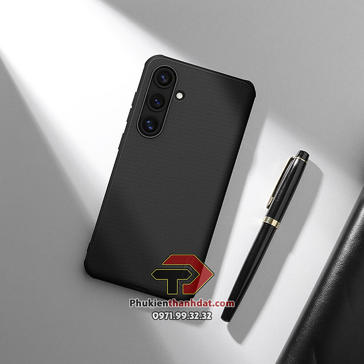 Ốp lưng chống sốc cho SamSung Galaxy S24 FE Nillkin dạng sần chống bám vân tay - Hàng nhập khẩu