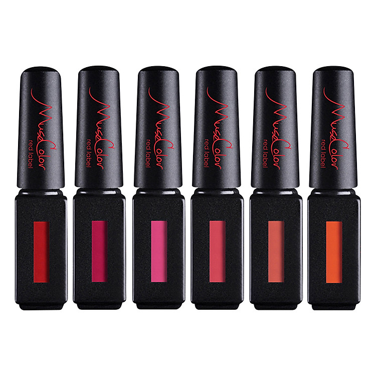 Trọn Bộ 6 Son Tint MuseColor Red label Lip Tint (4.3g / Thỏi)