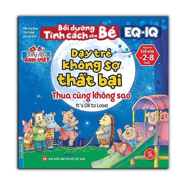 Mua tại Newshop: Bồi Dưỡng Tính Cách Cho Bé EQ IQ 2 - 8 Tuổi - Dạy Trẻ Không Sợ Thất Bại