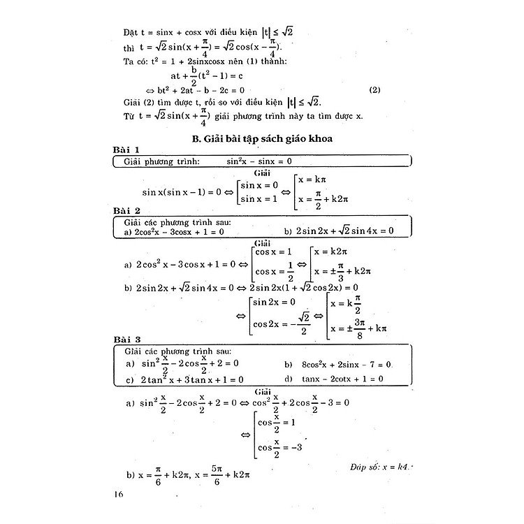 Giải Bài Tập Toán - Đại Số Giải Tích Lớp 11 - Ảnh 6