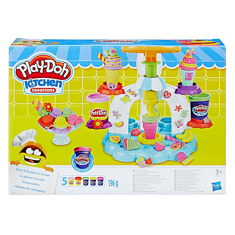 Bộ Bột Nặn Làm Kem Cầu Vồng Playdoh B0306