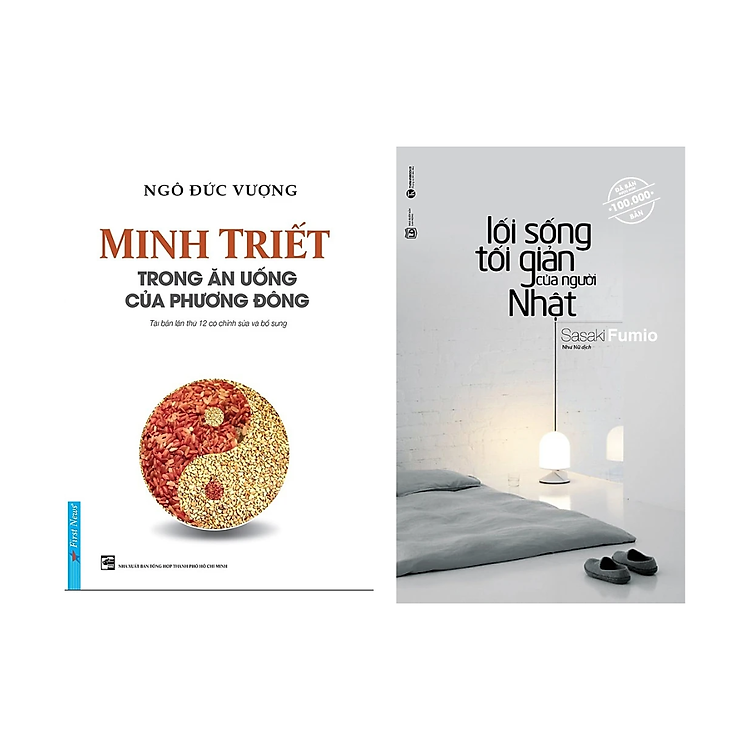 COmbo 2 Cuốn: Minh Triết Trong Ăn Uống Của Phương Đông + Lối Sống Tối Giản Của Người Nhật