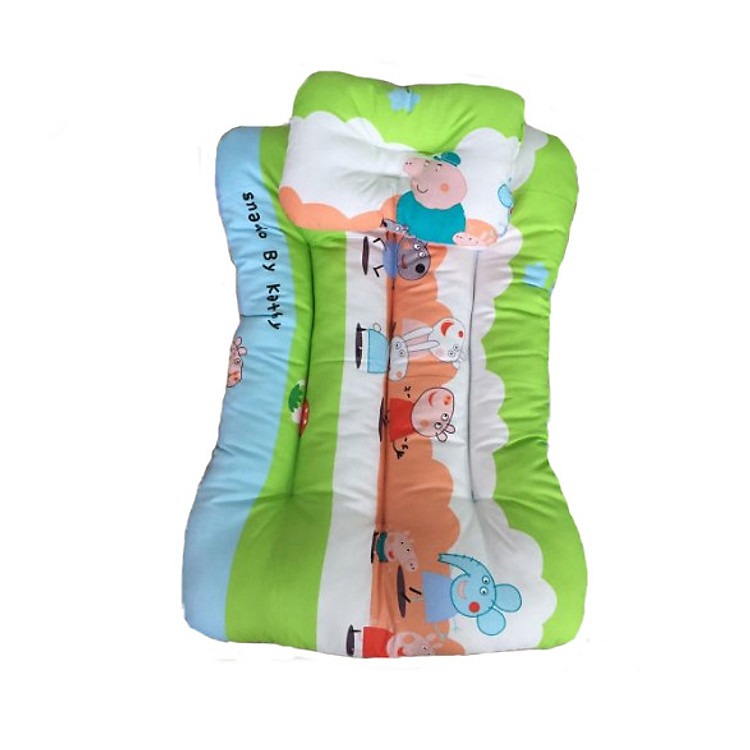 Bộ Gối Nệm Cotton Thoáng Mát Cho Bé Trai (Giao Ngẫu Nhiên)