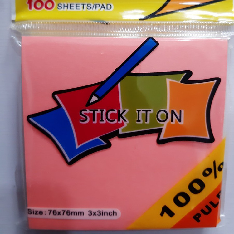 Giấy Note 5 Màu Dạ Quang (10 xấp)