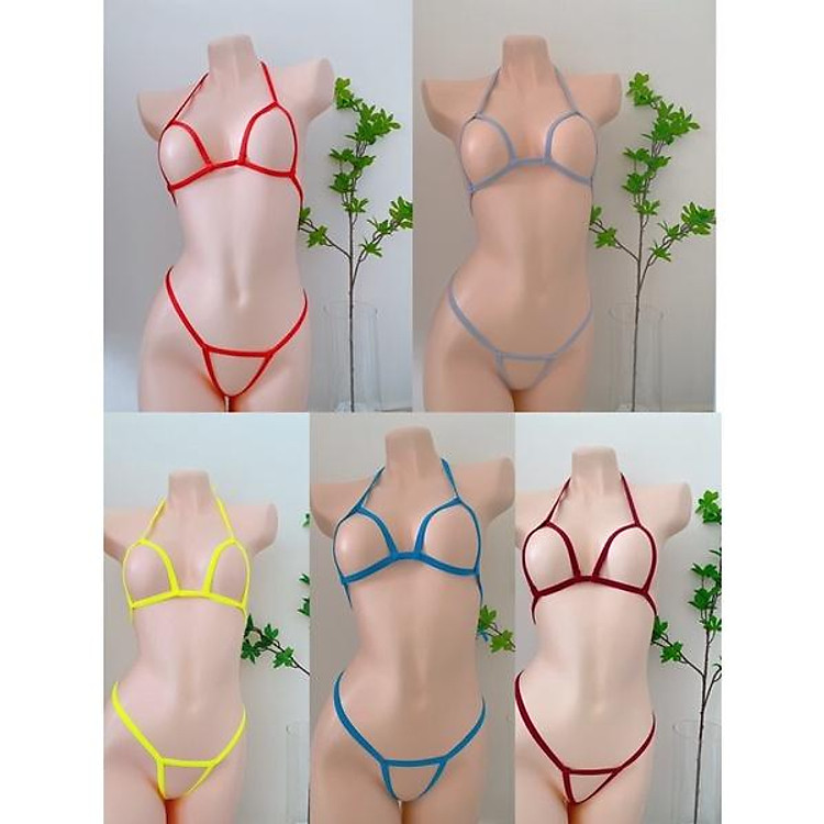 BK067 - Bộ đồ lót dây lọt khe gồm quần lót và áo lót nữ - Camluu99