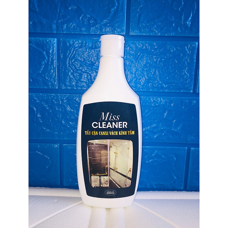 Miss cleaner tẩy cặn canxi vách kính tắm