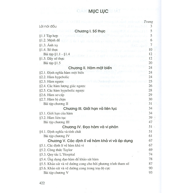 Toán Học Cao Cấp, Tập Hai - Giải Tích (Tái bản năm 2023) - Ảnh 6