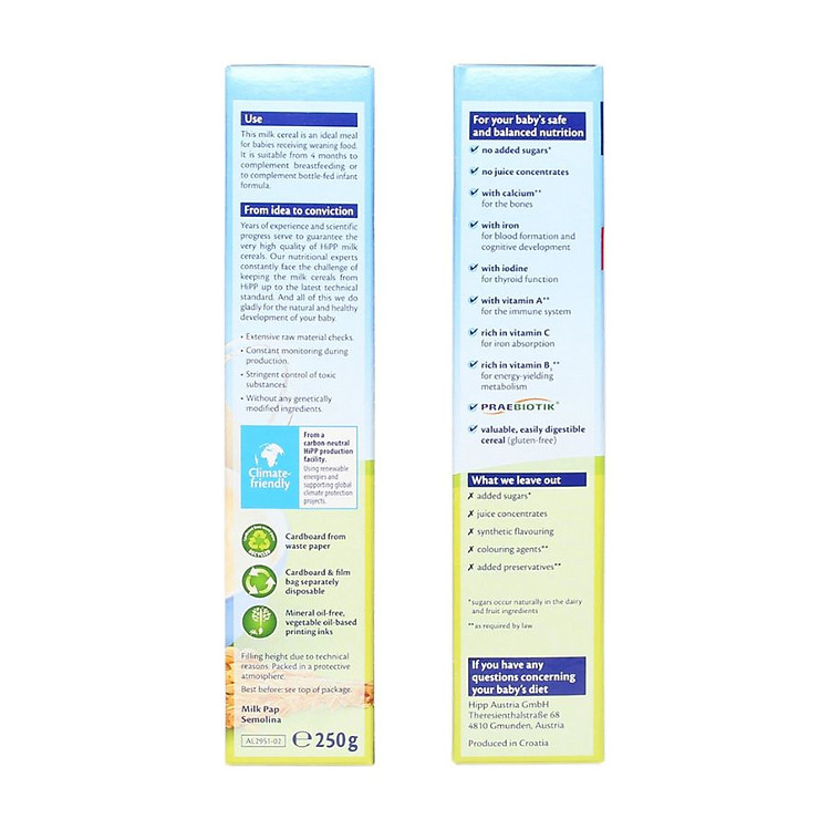 Nơi mua Bột ăn dặm HiPP Organic 250g Đảm bảo Giá rẻ - Hình ảnh 4