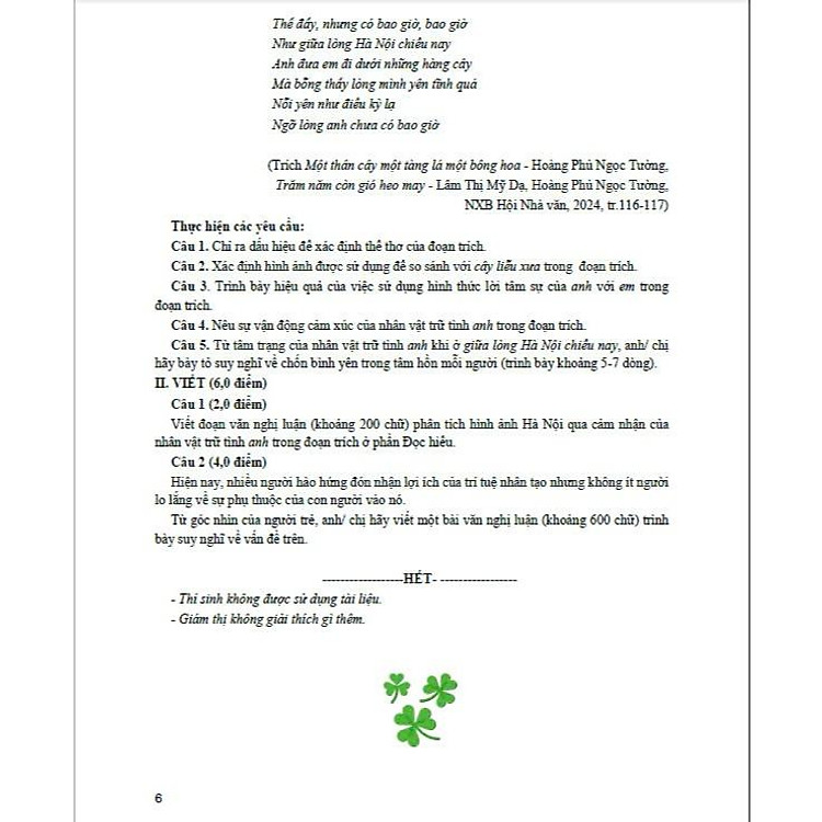 Luyện thi tốt nghiệp THPT theo hướng đánh giá năng lực môn ngữ văn (áp dụng từ kì thi 2025) - Ảnh 5