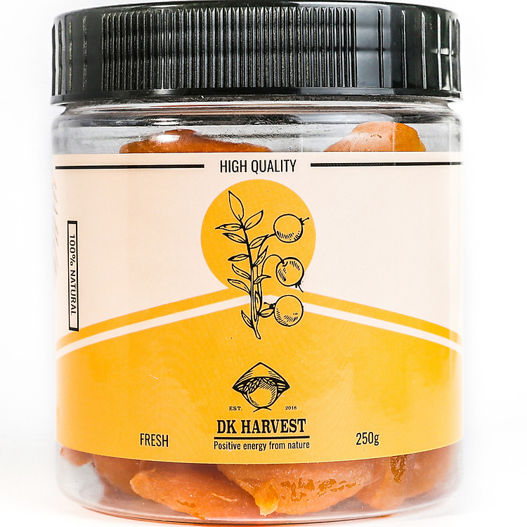 Mơ vàng Thổ Nhĩ Kỳ sấy dẻo DK HARVEST 250g