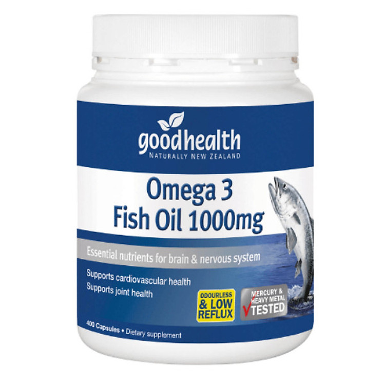 Dầu cá Omega 3 Fish Oil 1000mg Goodhealth New Zealand (150 viên) - hỗ trợ tim mạch, thị lực