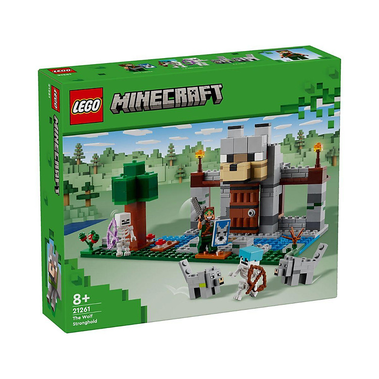 LEGO MINECRAFT 21261 Tòa Thành Sói Chính hãng Giá tốt - Hình ảnh 2
