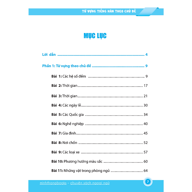 Từ Vựng Tiếng Hàn Theo Chủ Đề (Tái Bản 01 Kèm Đĩa Cd) - Ảnh 6