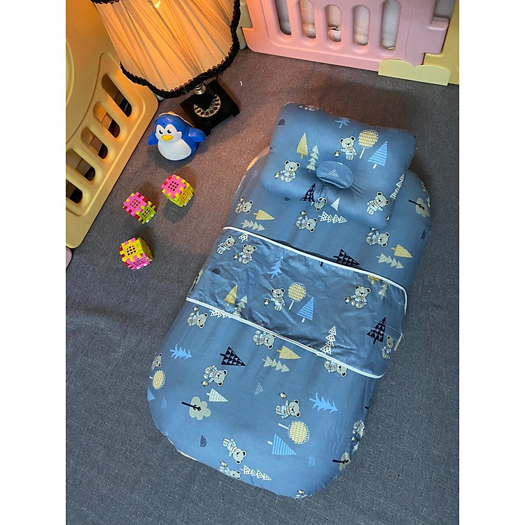 ĐỆM NẰM ĐA NĂNG CHO BÉ 60X90 ( COTTON 100% )