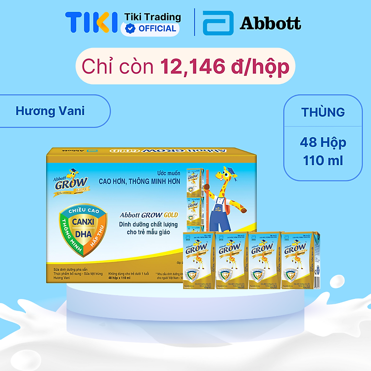 Mua tại Lazada: Thùng 48 Hộp Sữa Abbott Grow Gold Chất lượng Chính hãng, giá tốt
