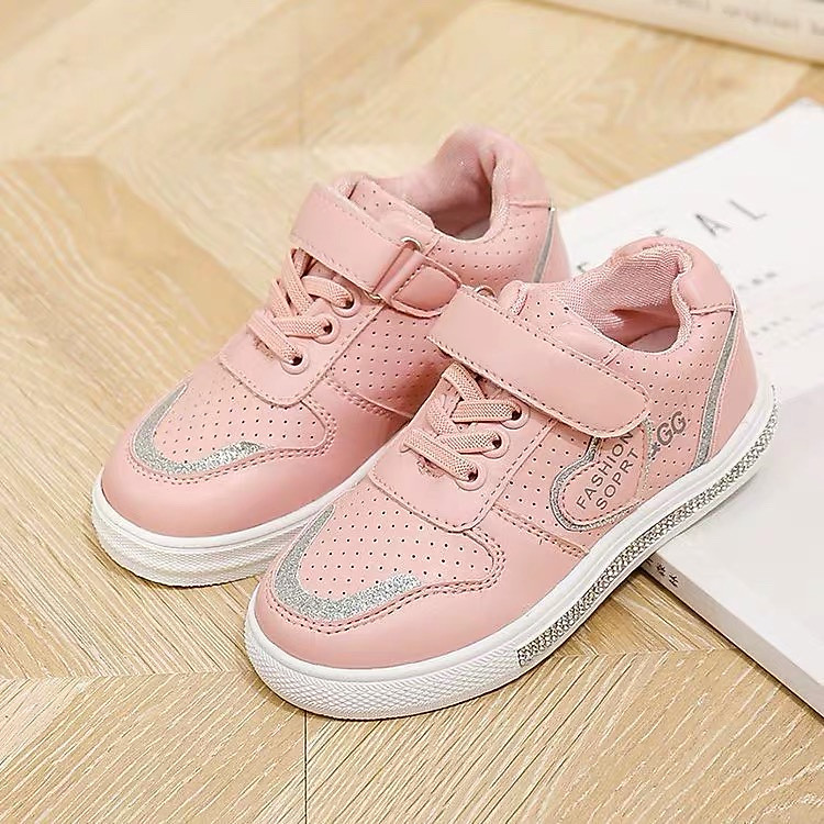 Giày Sneaker Hồng Cho Bé Gái 3 - 12 Tuổi GA99
