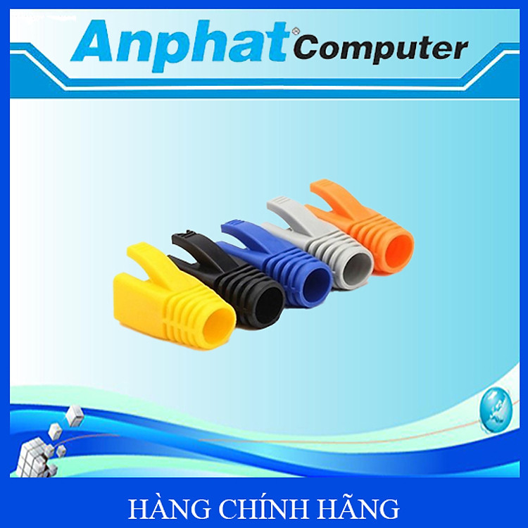 Đầu Bọc Mạng ENSOHO RJ-45 Cat5/Cat 6 EN-RJ45BOOT ( 100 cái/túi ) - Hàng Chính Hãng