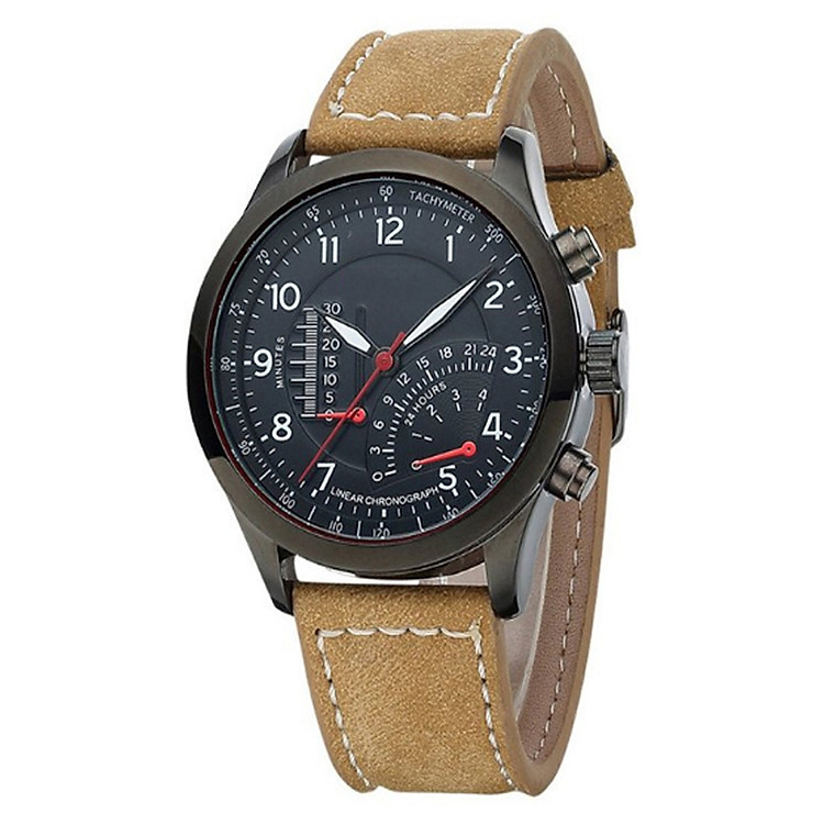 Đồng hồ nam thể thao dây da 8152