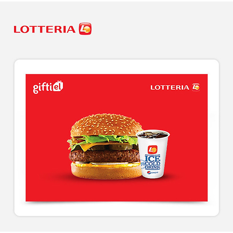 Lotteria - Cheese Burger Set