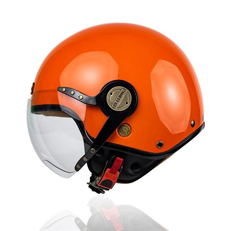 Mũ Bảo Hiểm 3/4 Cổ Điển BULLDOG Pom