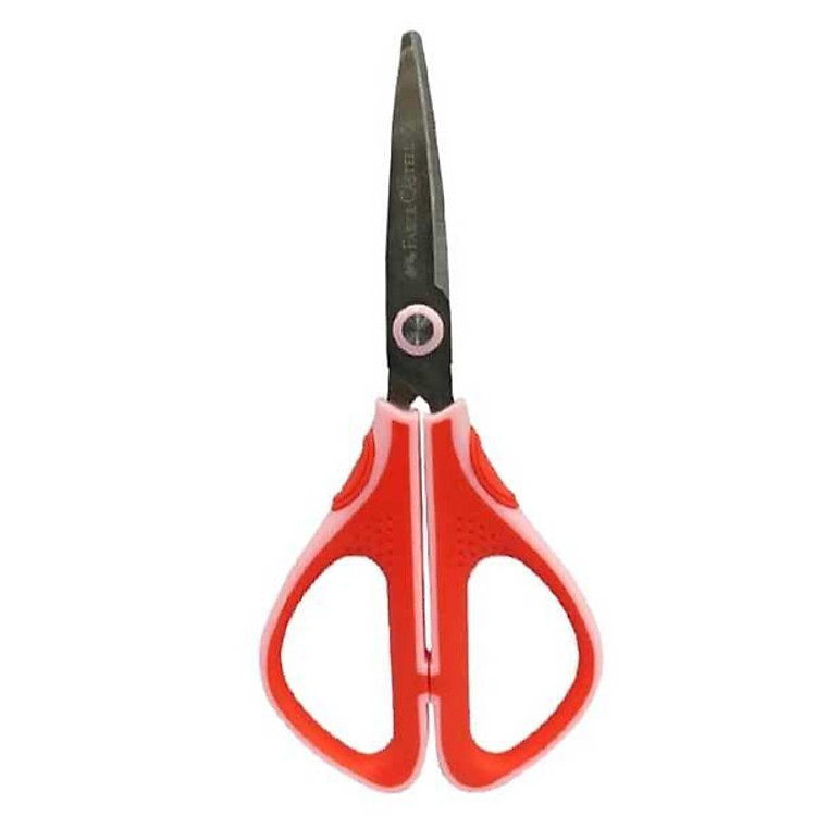 Kéo Học Sinh Faber-Castell 180770 (Đỏ)