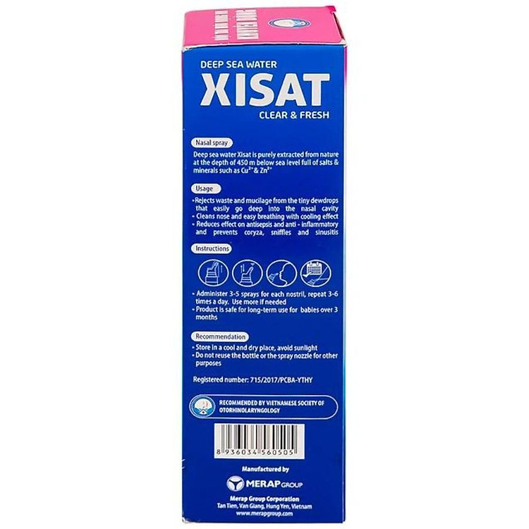 Nước biển sâu Xisat xịt mũi trẻ em Chính hãng Tiết kiệm - Hình ảnh 3
