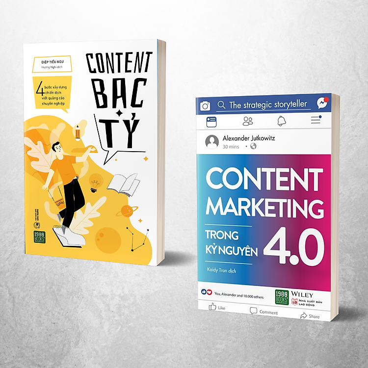 Combo Content Marketing: ( Content bạc tỷ + Content Marketing trong kỷ nguyên 4.0)
