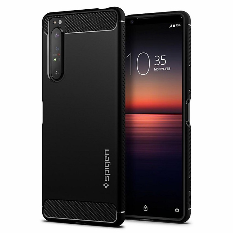 Ốp lưng Sony Xperia 1 II Spigen Rugged Armor - Hàng nhập khẩu