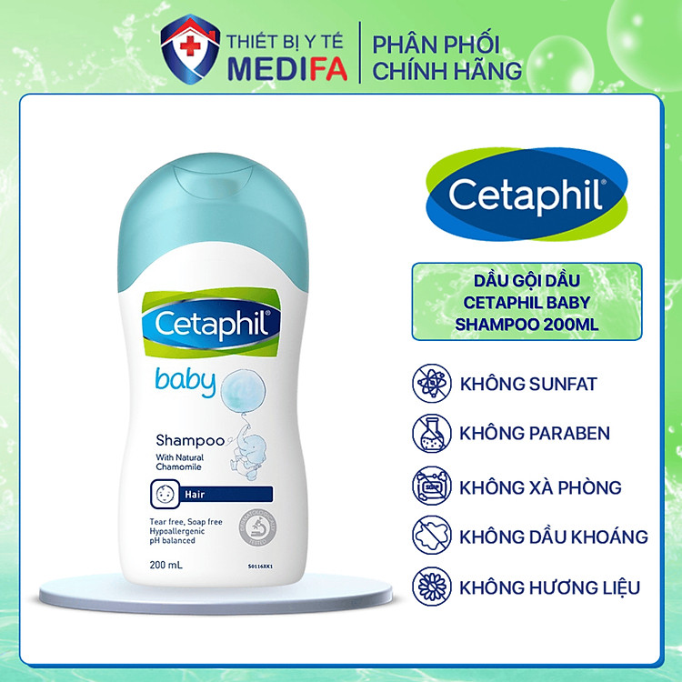 Mua tại Tiki: Dầu Gội Cetaphil Baby 200ml Chính hãng, giá tốt