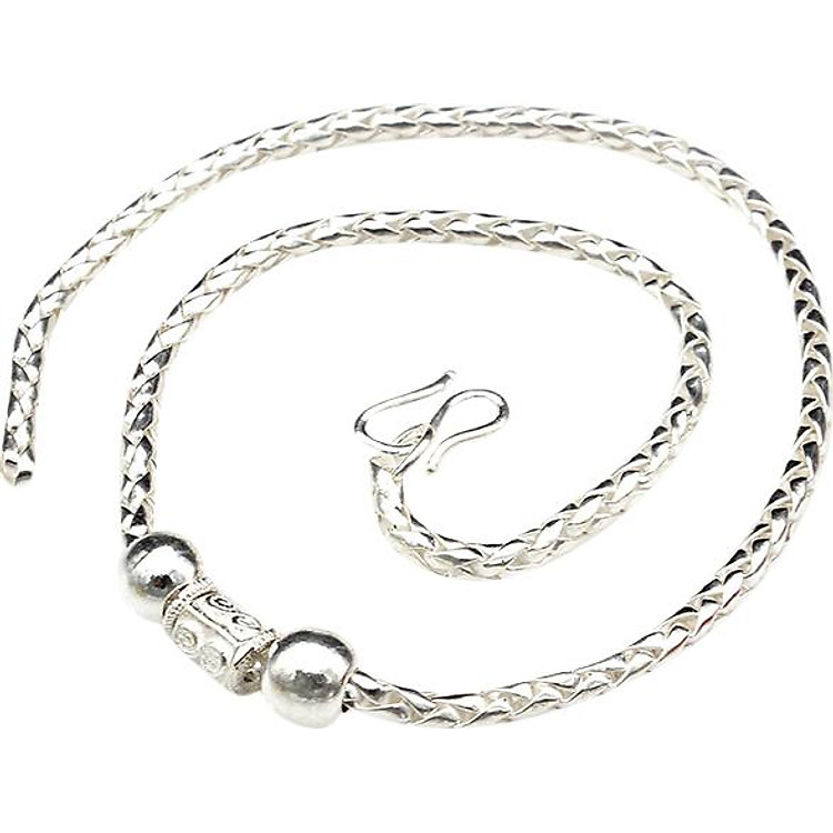 Dây Chuyền Trẻ Em Bằng Bạc Ta - Bạc Hiểu Minh DTE044 (4,5 Chỉ)