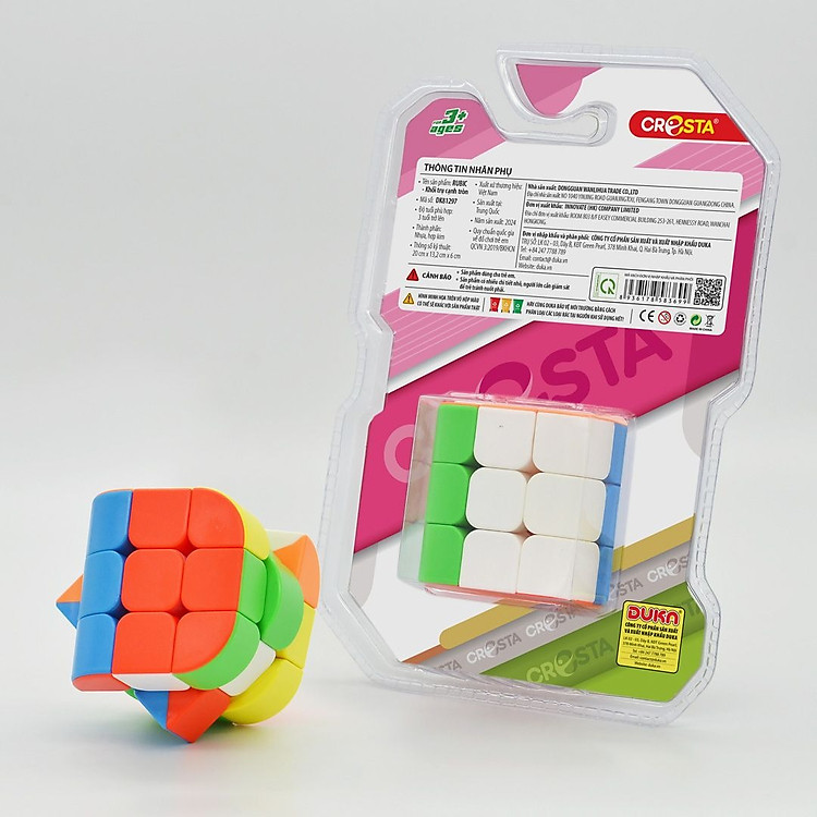 Mua Đồ Chơi DUKA: Rubic Khối Trụ DK81297 Chính hãng Giá tốt - Hình ảnh 2