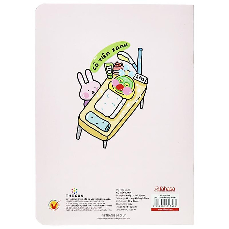 Tập Học Sinh Cô Tiên Xanh Chống Lóa (48 trang - 100gsm) - Ảnh 5